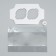 Capley box, confectionery packaging, 2 cells “Gift for you”, 16 x 8 x 10 cm