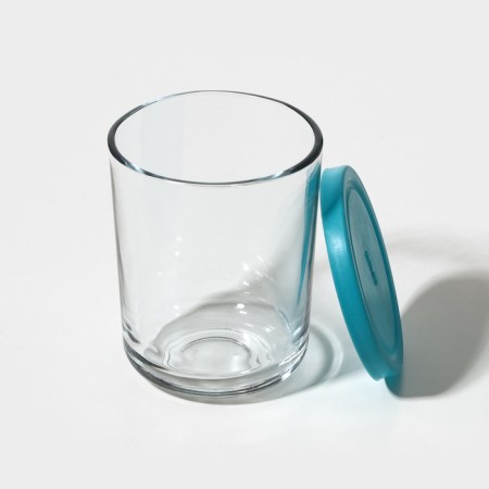 Glass form for storing products, 410 ml-4