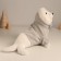 Decor "White Seal in a jacket with a hood" 16x25x19 cm