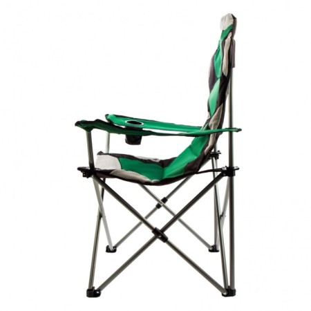 Folding chair with armrests and cup holder Palisad Camping, 60x60x110/92 cm-11