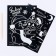Engraving for the New Year "Snowman and Grandpa", with a color effect, 2 pcs