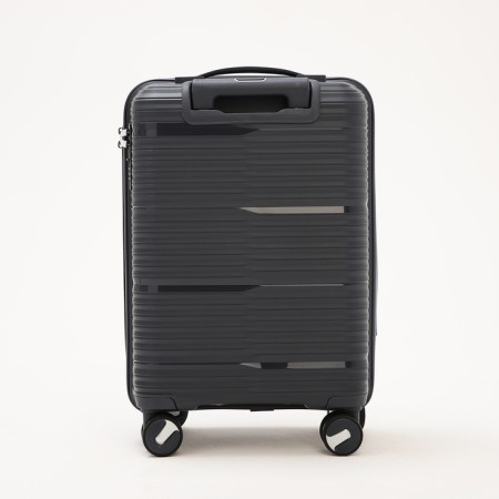Small suitcase 20 ", lightning department, code castle, 4 wheels, dark gray color-5