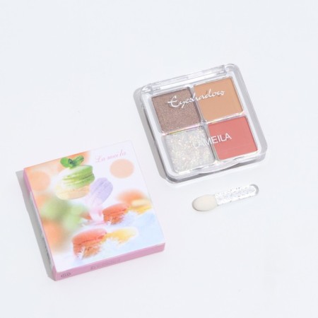 Palette of shadows for eyelids, 4 colors-4