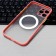 Luazon cover for the iPhone 12 Pro Max, support for magsafe, edging, plastic, pink