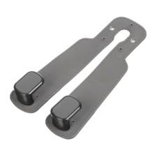 The hook on the head restraint is double, gray