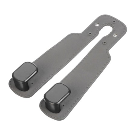 The hook on the head restraint is double, gray