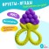 Baby teether for teeth children's “fruit-berries”, mix