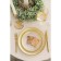 Glass dessert "Burleske", d = 21 cm, gold color