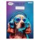Note for notes A4 24 sheets, on the paper clip "Musical spaniel", cover coated cardboard, glossy lamination, block 70 g/m2
