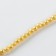 Glass beads, set 140 pcs., Size 1 pc. - 6 mm, yellow color