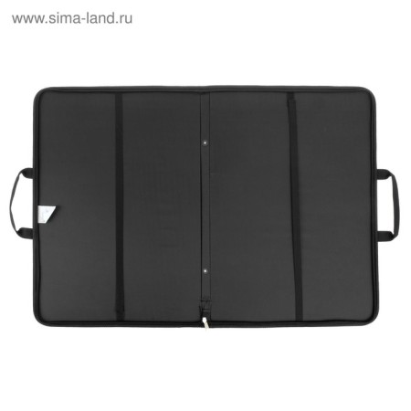 Folder for drawings and drawings A2, 640 x 450 x 30 mm, with handles, textile, estado, with pocket, black-6