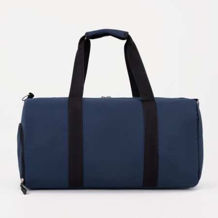 Sports bag with lightning, shoes, external pocket, blue color-1