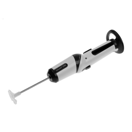 Mixer Galaxy Line GL 2227, manual, 20 watts, 3 nozzles, battery from the battery, white-9