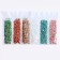 Glass chips for epoxy resin, set of 6 colors, weight 1 color - 5 g