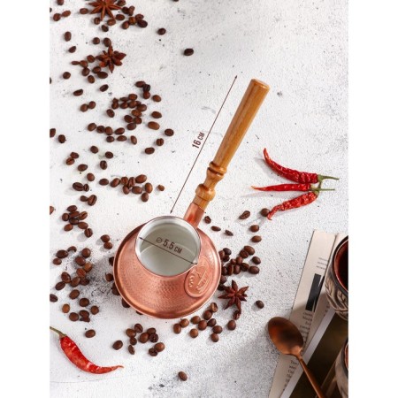 Turk for coffee "Armenian jezva", 280 ml, copper-1