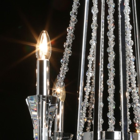 Valencia chandelier, size 84x215x84 cm, 480W 8xe14 IP 20-4