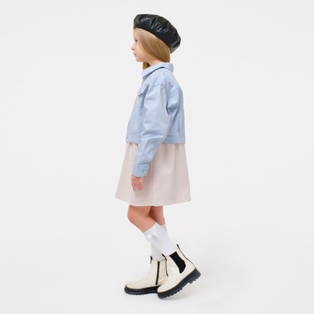 Children's dress with long sleeve KAFTAN "Amore", size 36 (134-140)-3