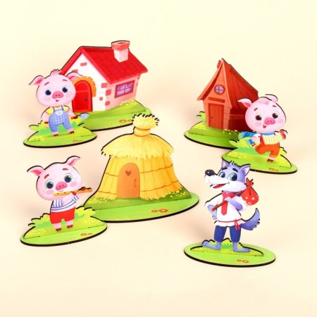 Table theater "Three Piglets"-4