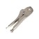 Manual tundra clamp, semicircular capture, with a latch, 250 mm