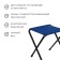 Summary stool, 36x30x36 cm, blue color