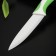 Knife ceramic shade "Capter", blade 13 cm, green color