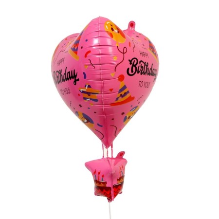 Foil ball 32 “Flight in a balloon”, pink color-2