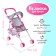 Stroller for dolls, summer, metal frame