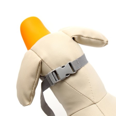 Silicone fixing muzzle, size L (ohm 17 cm, Osh 19-35 cm), orange-2