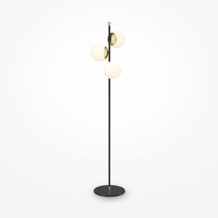 Taleser Maytoni Mod048FL-03G, 3CHE14, 40W, 37.7x37.7x150 cm, color gold