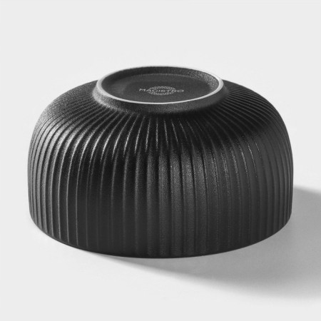 Porcelain bowl Magistro line, 850 ml, d = 15 cm, black color-2