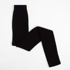 Leggings of nursery tange is plain, black color, height 134-140