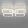 Ceiling chandelier Citilux "Marcel" CL232140R, 4x17.5W, LED, white color