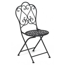 Стул Secret De Maison Love Chair стальной сплав, 43х48х91см, черный