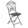 SECRET de MAISON LOVE CHAIR Steel alloy, 43x48x91cm, black