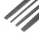 A set of tundra files, steel U10, notch No. 2, plastic handles, 200 mm, 4 pcs.