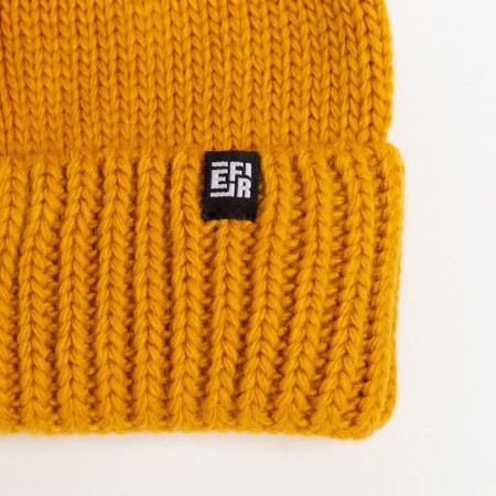 Women's hat, mustard color, size 56-58-2