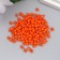 Round beads 6/0 "Orange Neon" 20 g