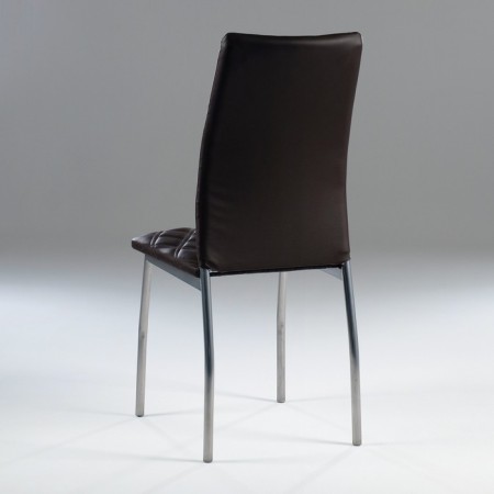 Chair "Wave" (rhombus), brown-3