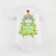 Body crumb I "Winter Party", height 62-68 cm, white