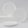 A set of dining plates Luminarc diwali, d = 27 cm, glass ceramic, 6 pcs, white color