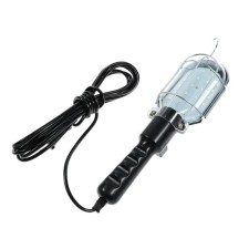 A portable LEAZon Lighting LED lamp with a circuit breaker, 10W, 24LED, 5 m, black