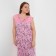 Night shirt female, pink color, size 46