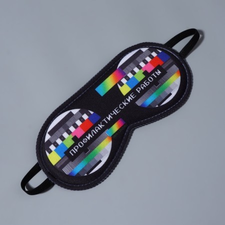 NO Signal sleep mask, 19 × 8.5 cm, elastic band is single, MIX drawing-6