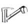 Kitchen mixer "RMS" SL52-014, exhaust watering can, cartridge 40 mm, zinc, chrome