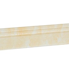 Self -adhesive PVC plinth 3D beige with a pattern, 2.3m