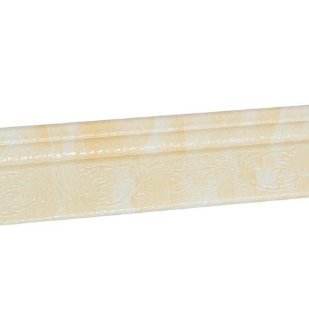 Self -adhesive PVC plinth 3D beige with a pattern, 2.3m