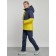 Ski costume female winter, size 46, yellow color