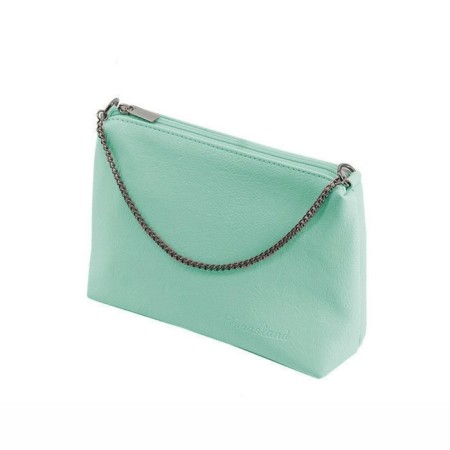 Women's bag (B2692-13110) Artificial leather, turquoise, 1x210x20 cm