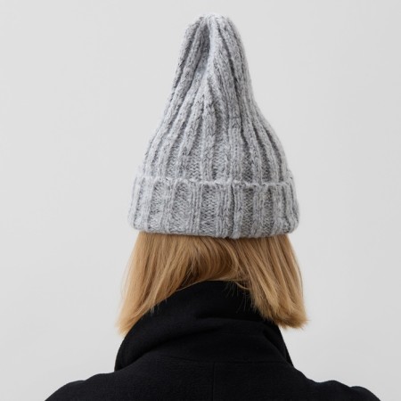Women's hat Minaku with a gateway, size 54-56, color gray-2