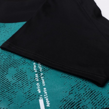 T -shirt male, black color, size 56-4